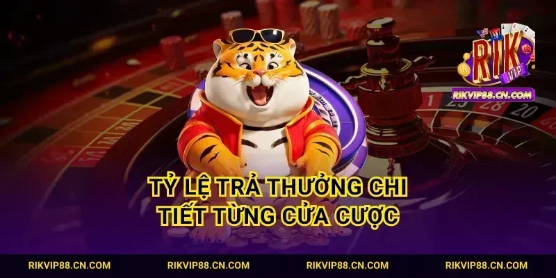 Tỷ lệ trả thưởng chi tiết từng cửa cược